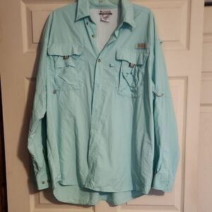 Columbia Men's Aqua Shirt Jacket